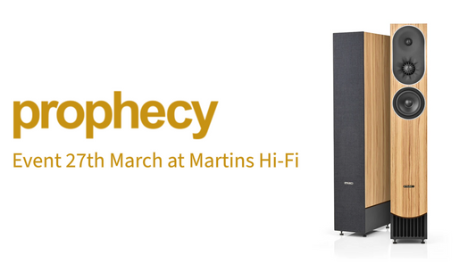 PMC Prophecy Speaker Event at Martins Hi-Fi