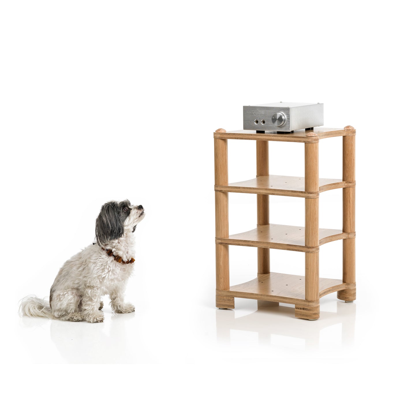 Entreq Wilma Equipment Support — compact non-metal hi-fi rack with two shelf levels