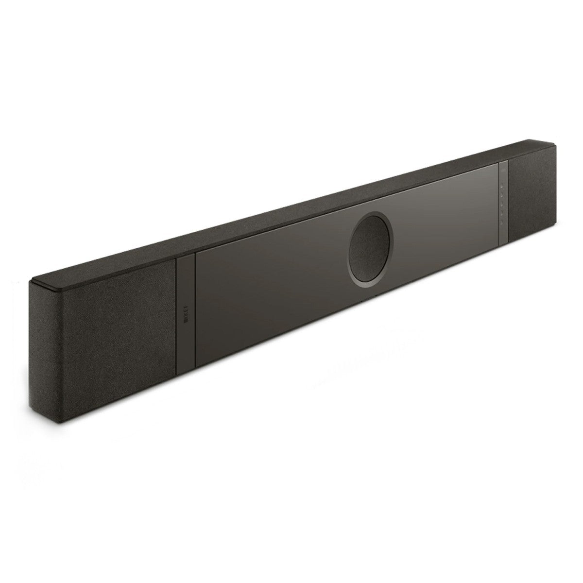 KEF XIO Soundbar back view slate black