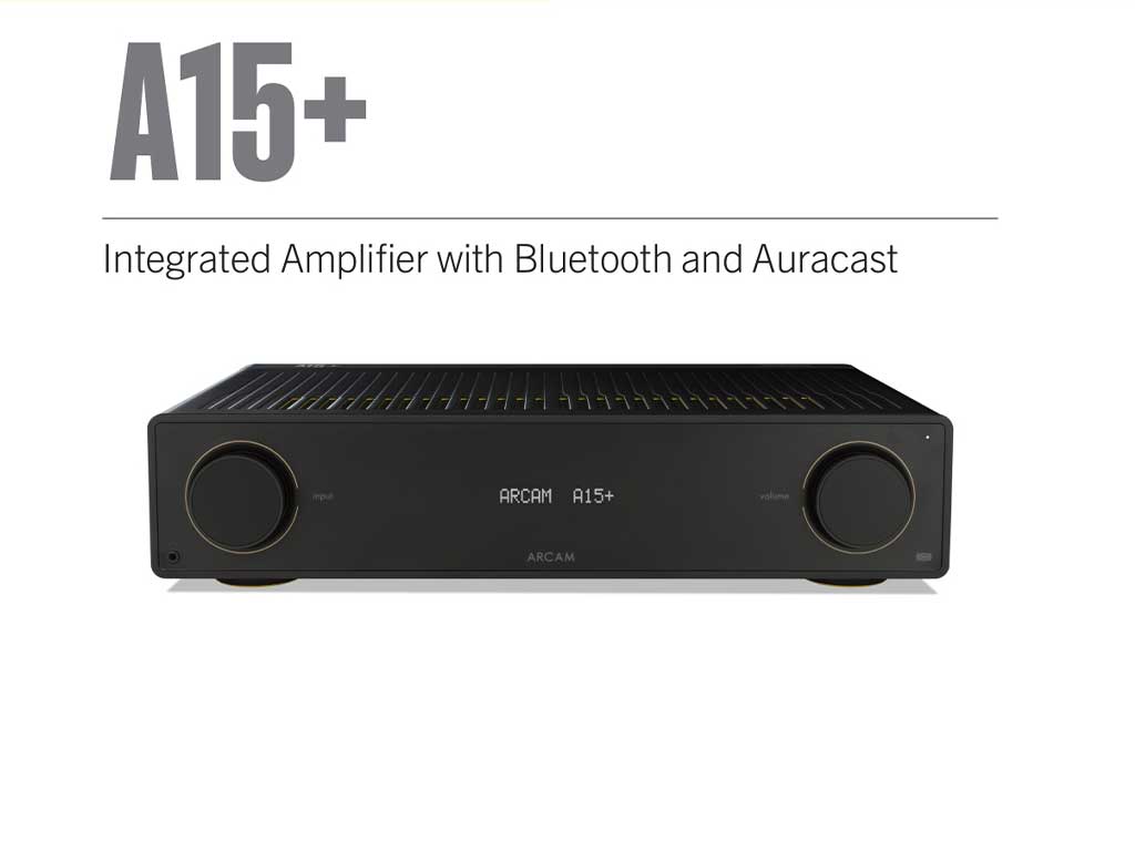 Arcam A15+ Integrated Amplifier | 80W, HDMI eARC | Martins Hi-Fi