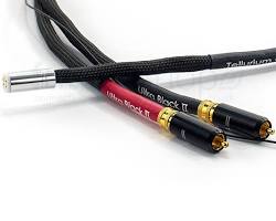 Tellurium Q Tone Arm DIN - RCA Straight or 90° Ultra Black