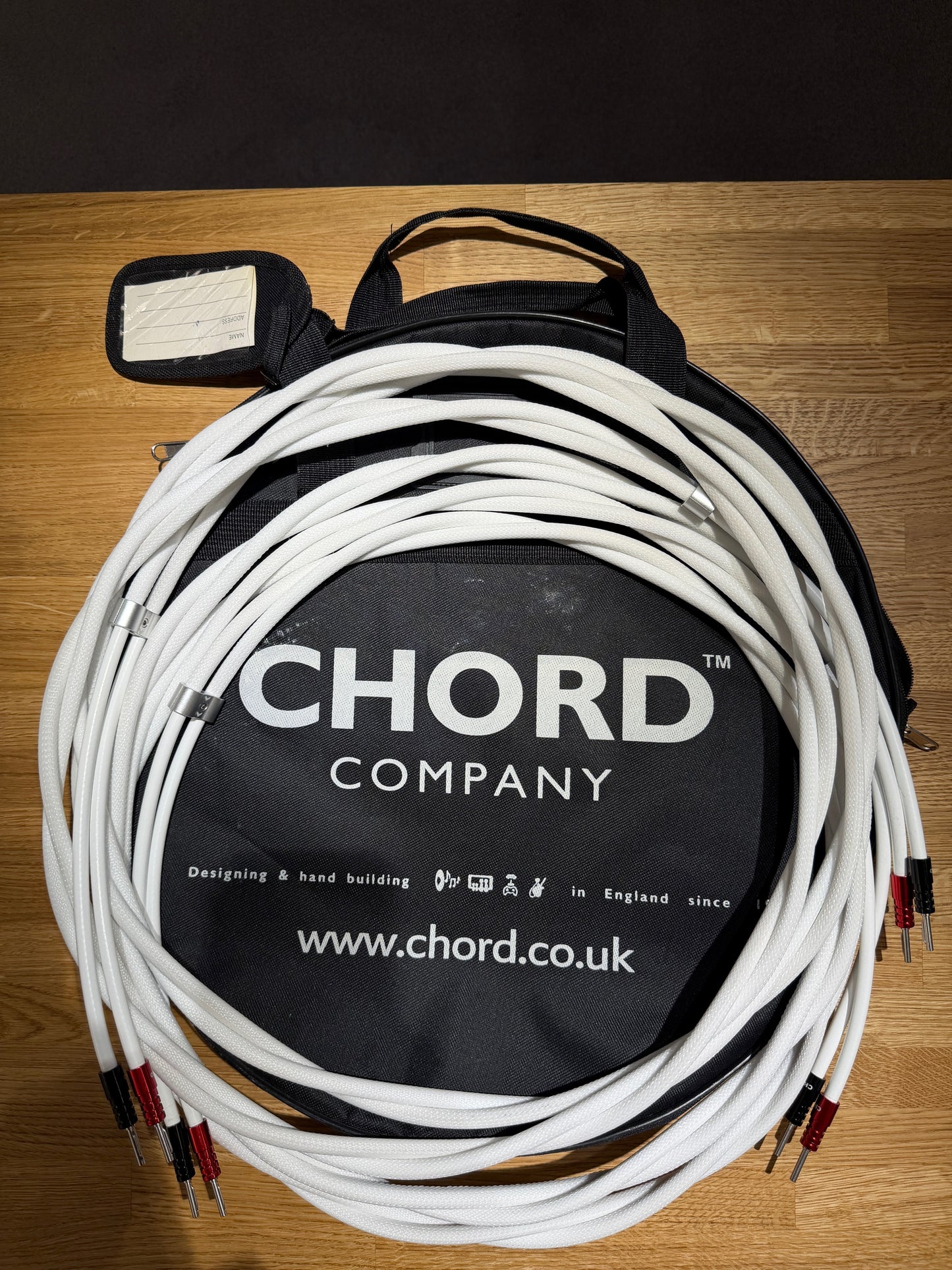 Clearance Sale Chord Company Sarum T Speaker Cable 3.5m Pair - Ex-Demo