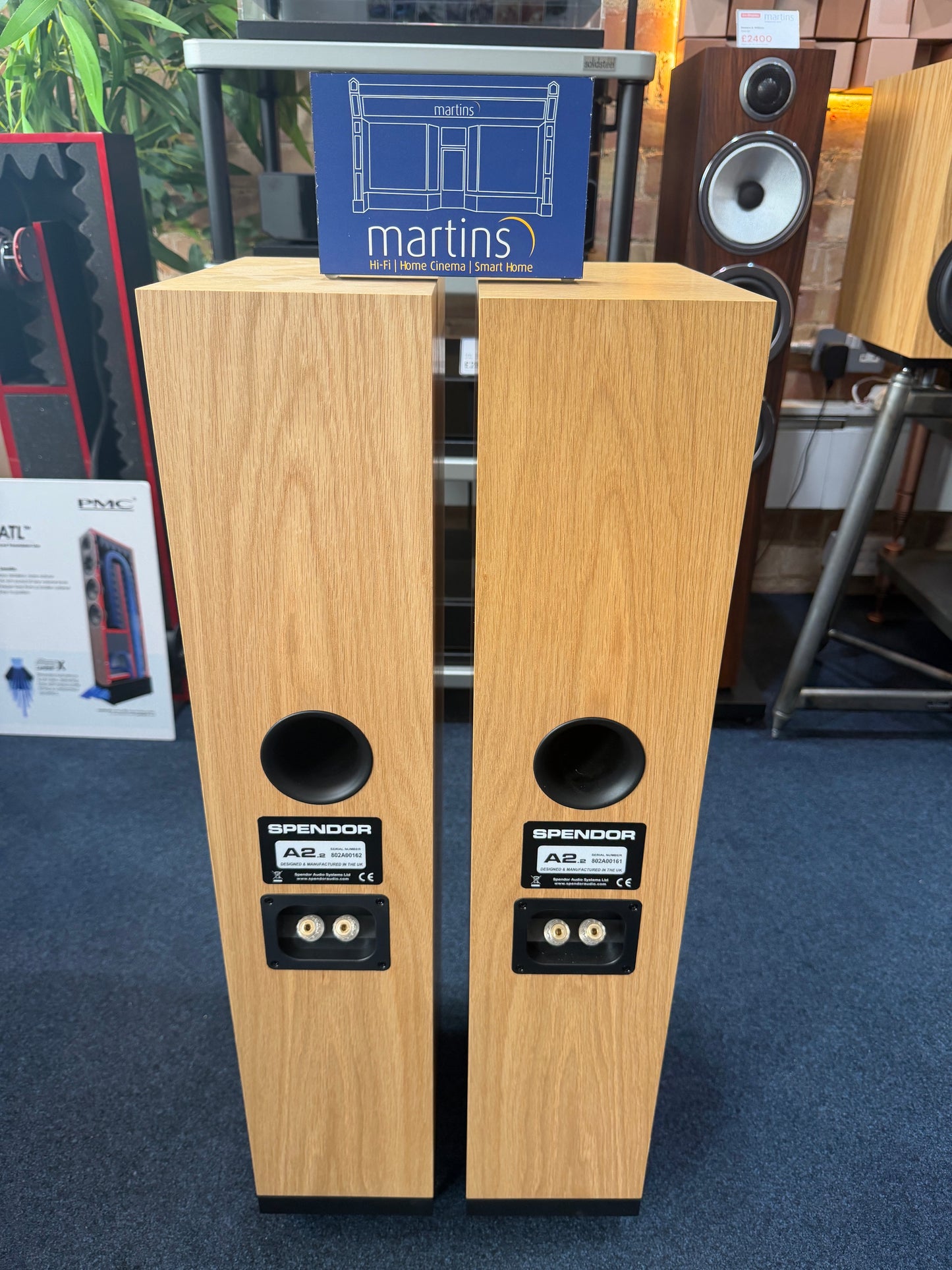 Rear viewSpendor A2.2 Speakers Oak ex-demonstration