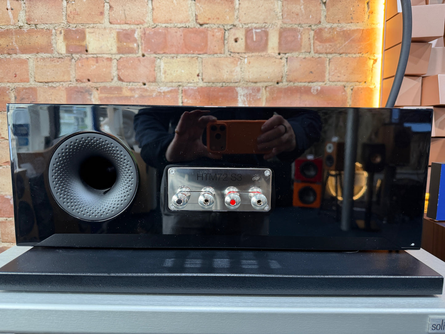 CLEARANCE SALE: Bowers & Wilkins HTM72 S3 Centre Channel Speaker – Black | Ex-Demonstration