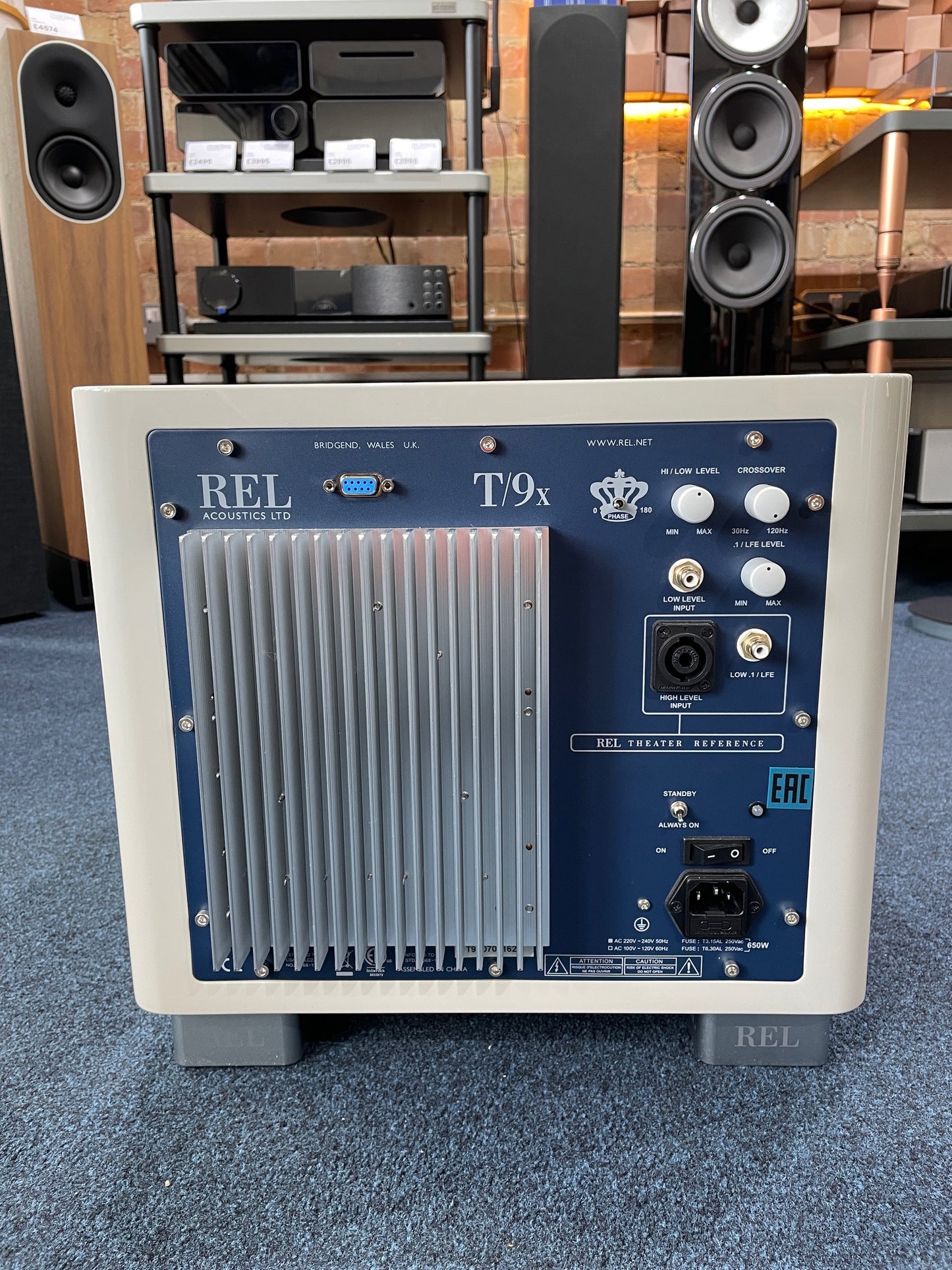 CLEARANCE SALE: REL T9x Grey Subwoofer