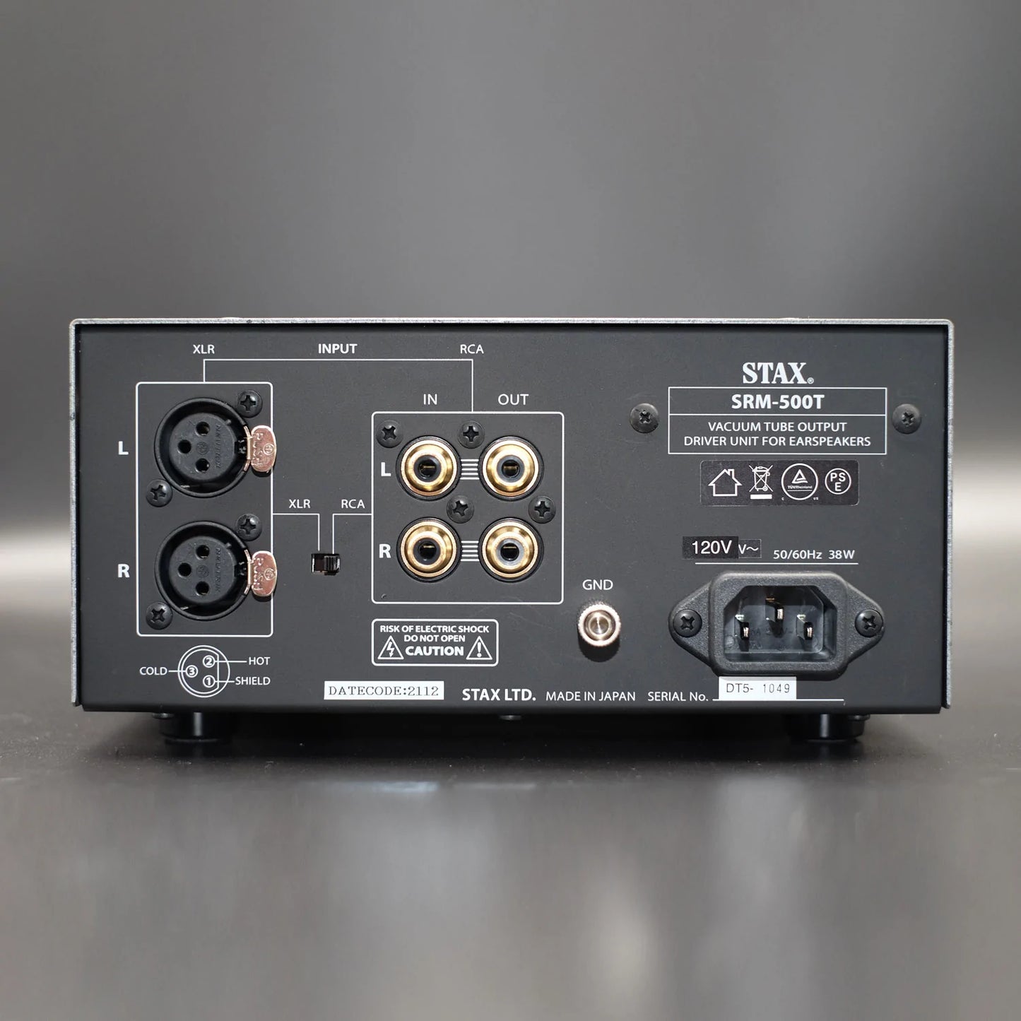 STAX SRM-500T Vacuum Tube Driver Unit For Earspeakers