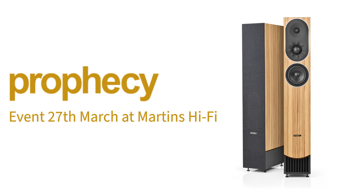 PMC Prophecy Speaker Event at Martins Hi-Fi