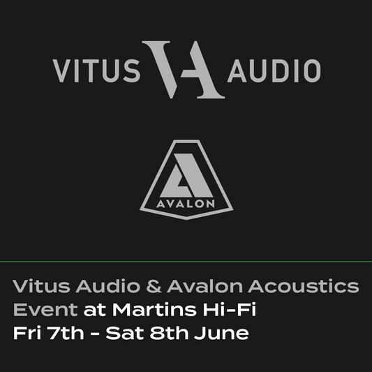 Vitus Audio & Avalon Acoustics event at Martins Hi-Fi