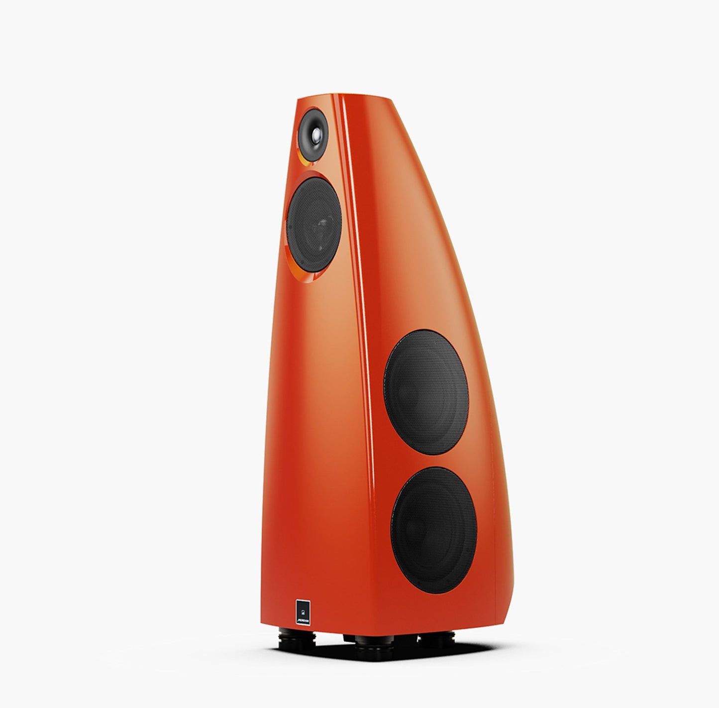 meridian dsp9 speaker in orange