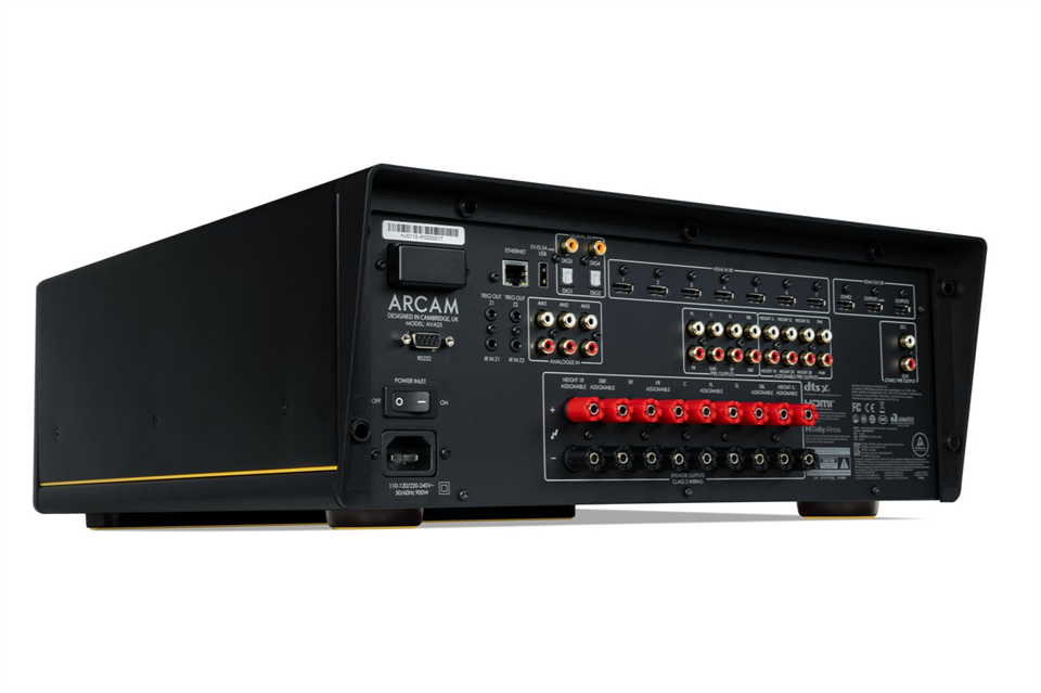 rear view ARCAM Radia AVA25 AV Amplifier 