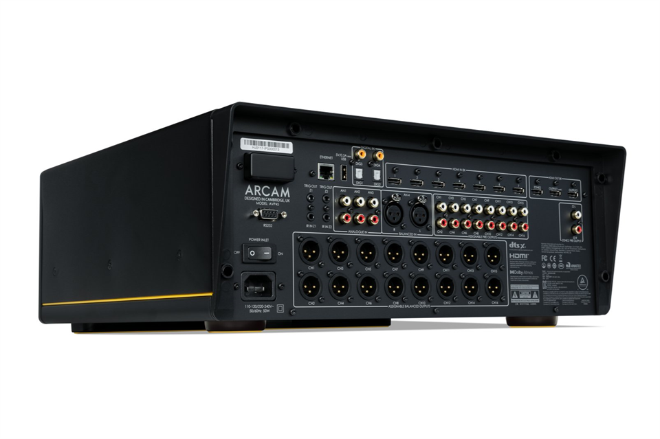 rear view ARCAM Radia AVP45 16-Channel AV Processor 