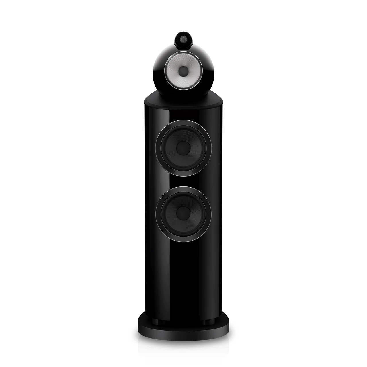 Stealth Black Bowers & Wilkins 803 D5 front view