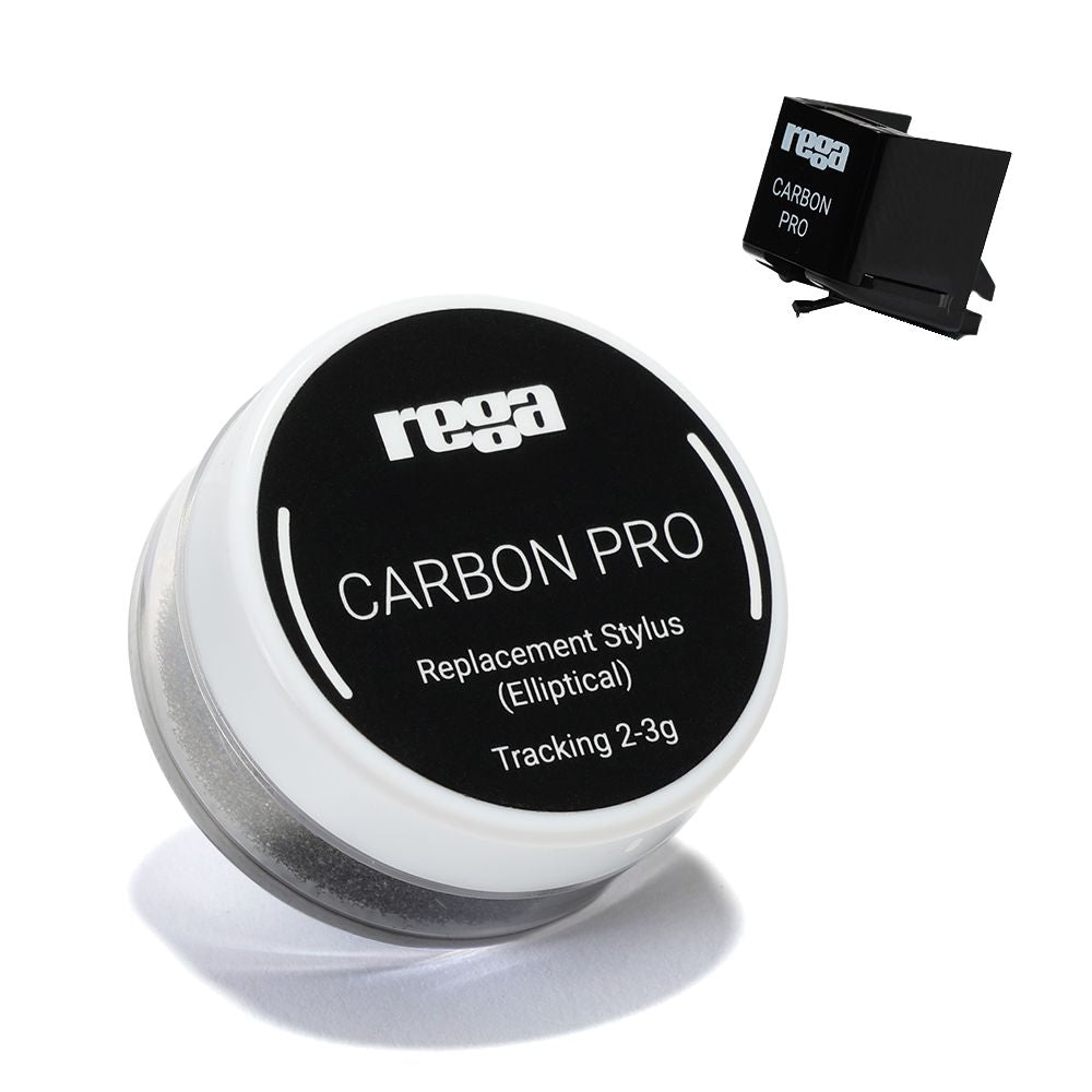 Rega Carbon Pro upgrade stylus retail packaging at Martins Hi-Fi Norwich"