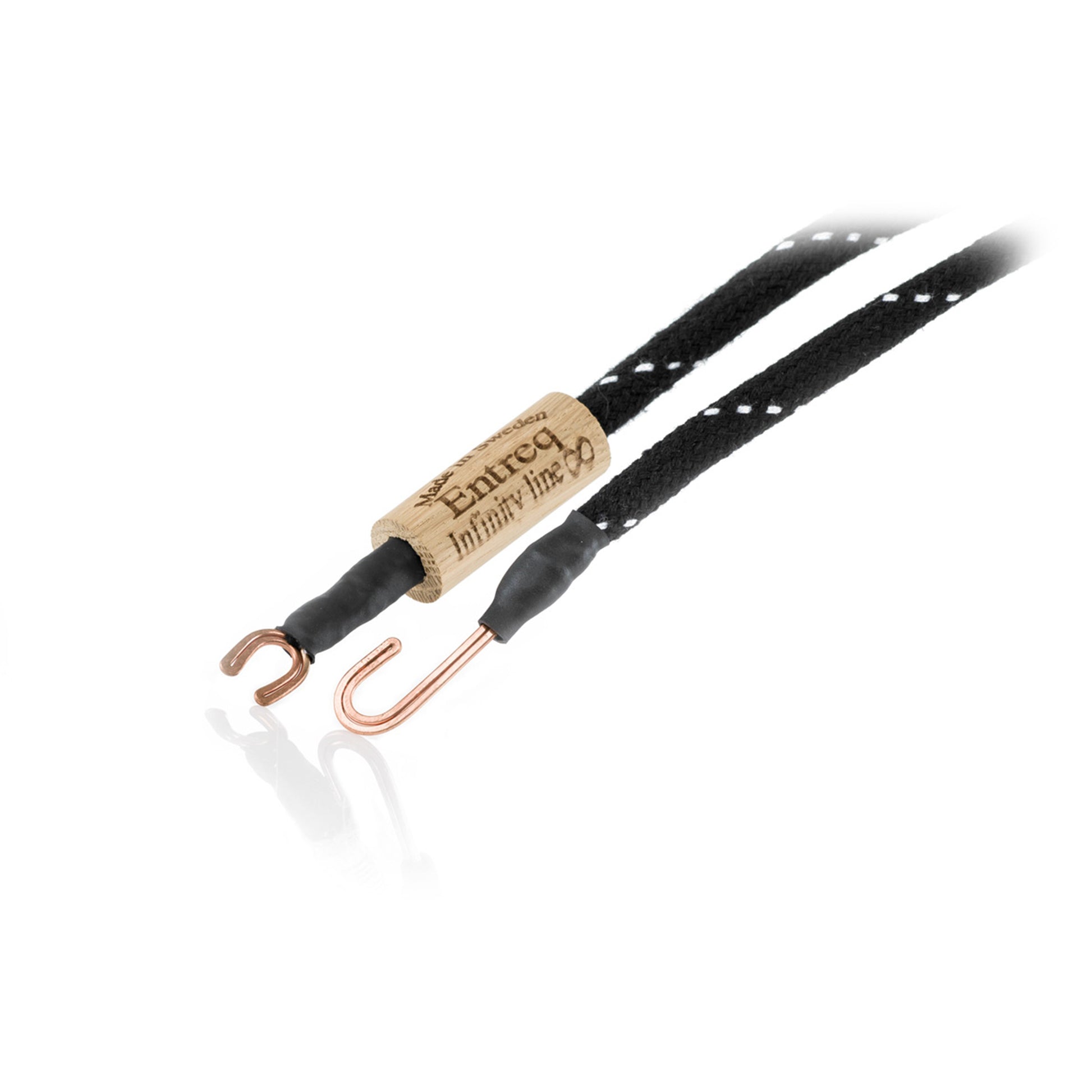 Entreq Eartha Copper Ground Cable with hook connector termination