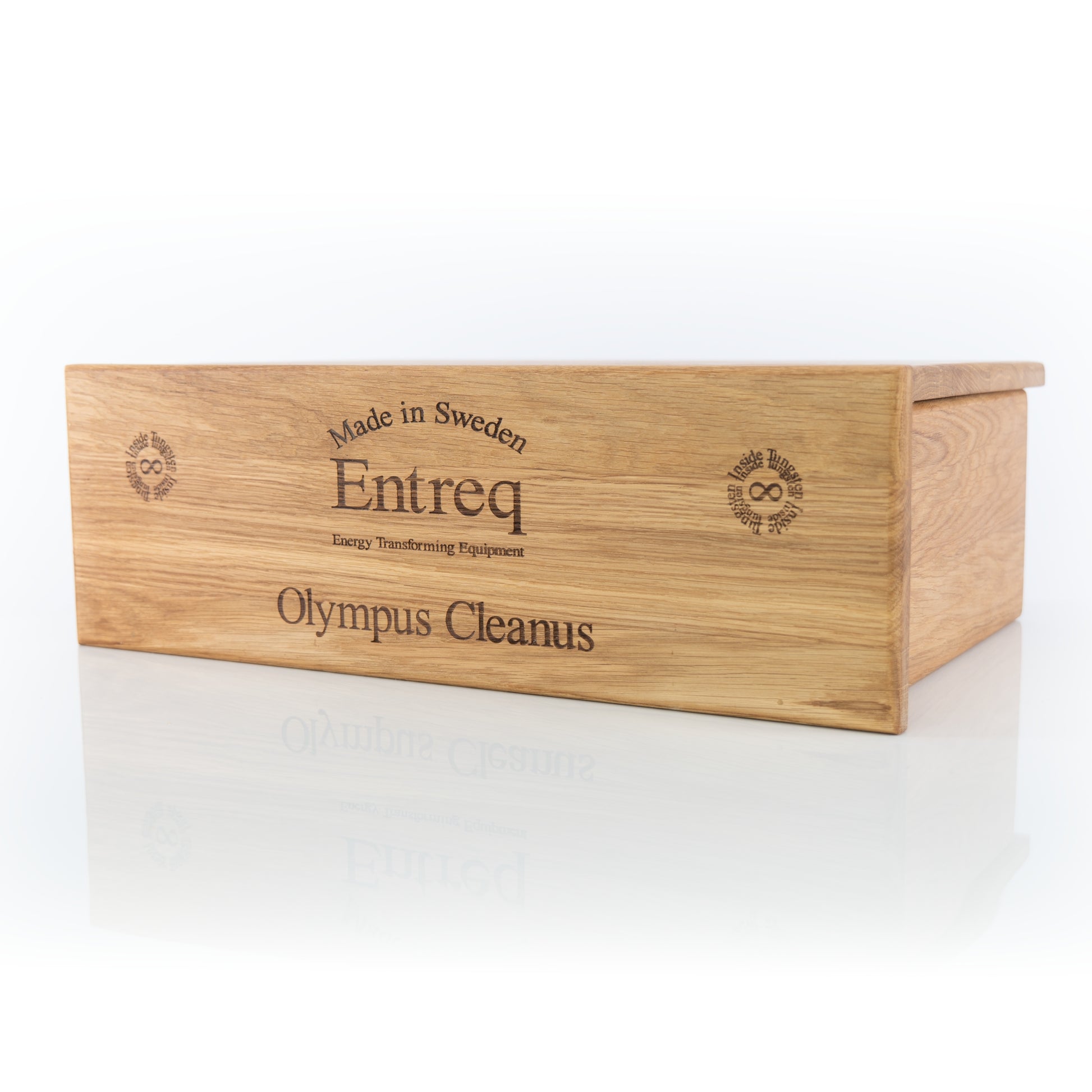 Entreq Olympus Cleanus passive mains filter in silver finish