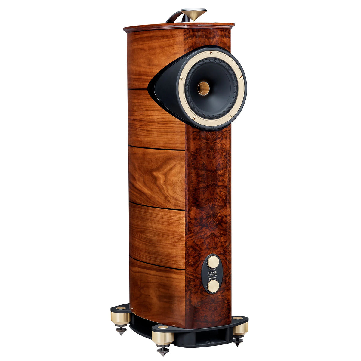 front right angled view Fyne Audio F1-10 Anniversary