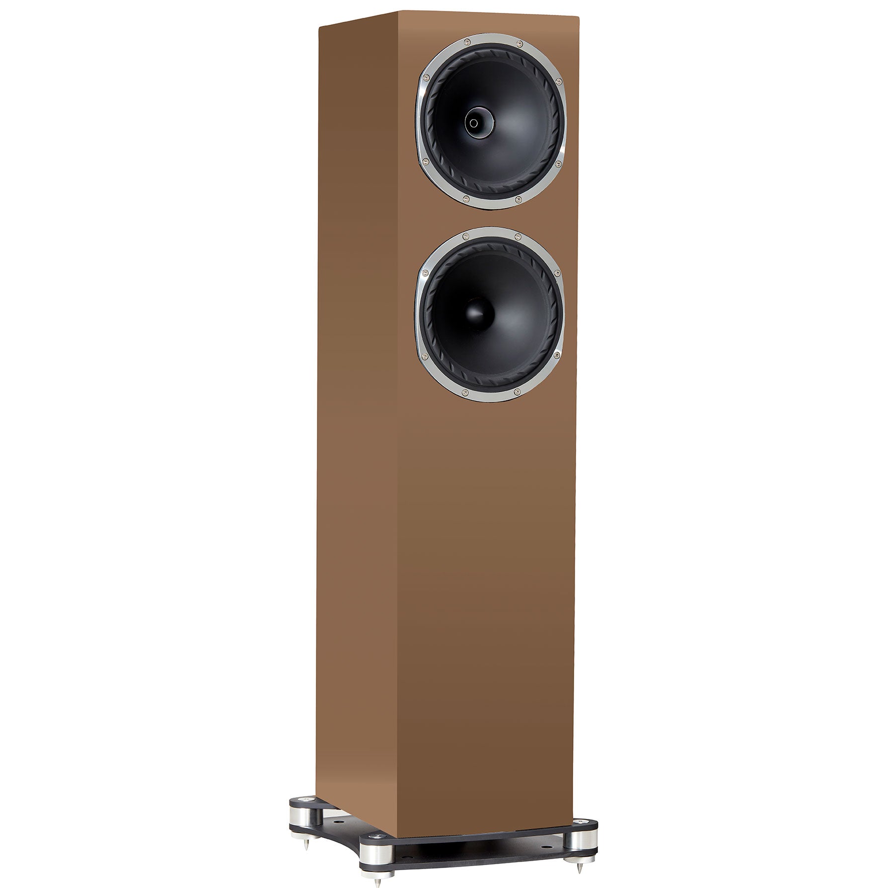 Flat brown Fyne Audio F502SP: Bespoke RAL Classic Colour Finish