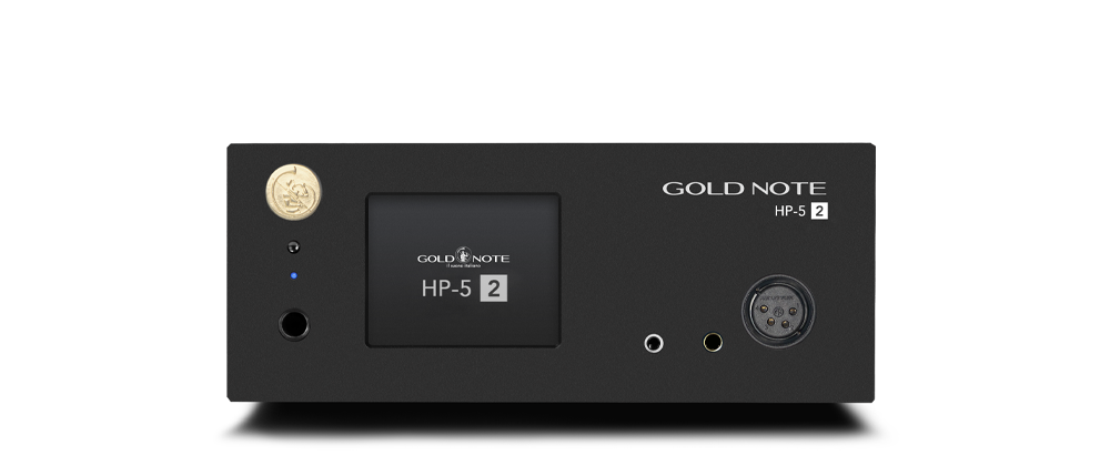 front view Gold Note HP-5.2 Headphone Amplifier

