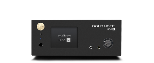front view Gold Note HP-5.2 Headphone Amplifier
