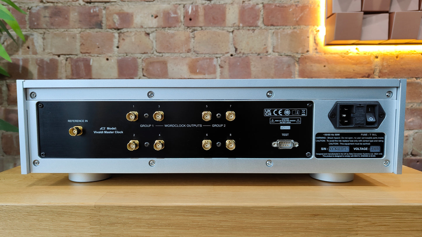 CLEARANCE SALE: dCS Vivaldi Master Clock – Silver | Ex-Demonstration