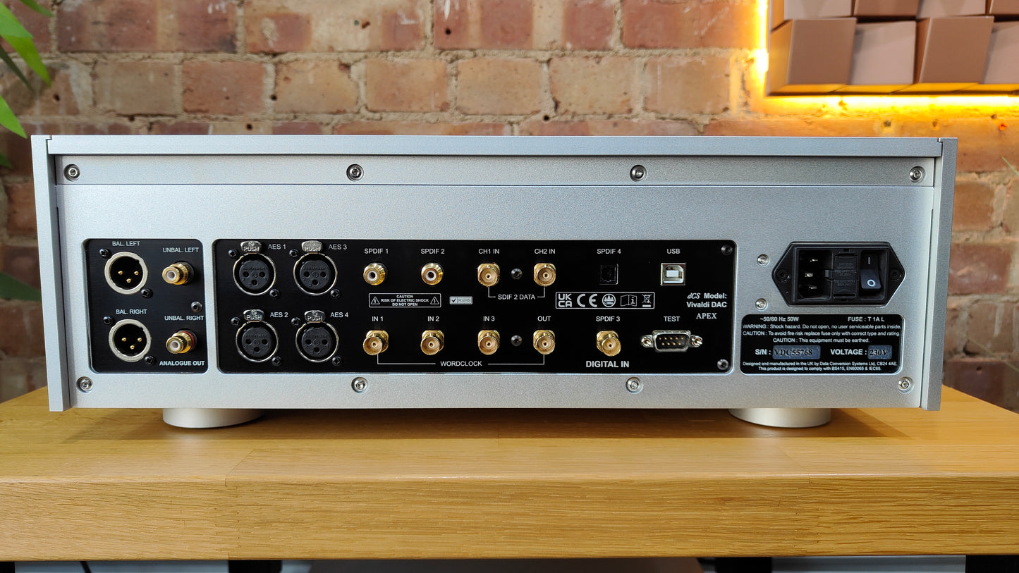CLEARANCE SALE: dCS Vivaldi APEX DAC – Silver | Ex-Demonstration