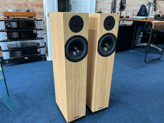 Ex-Demonstration Spendor A4 Floorstanding Speakers in Natural Oak