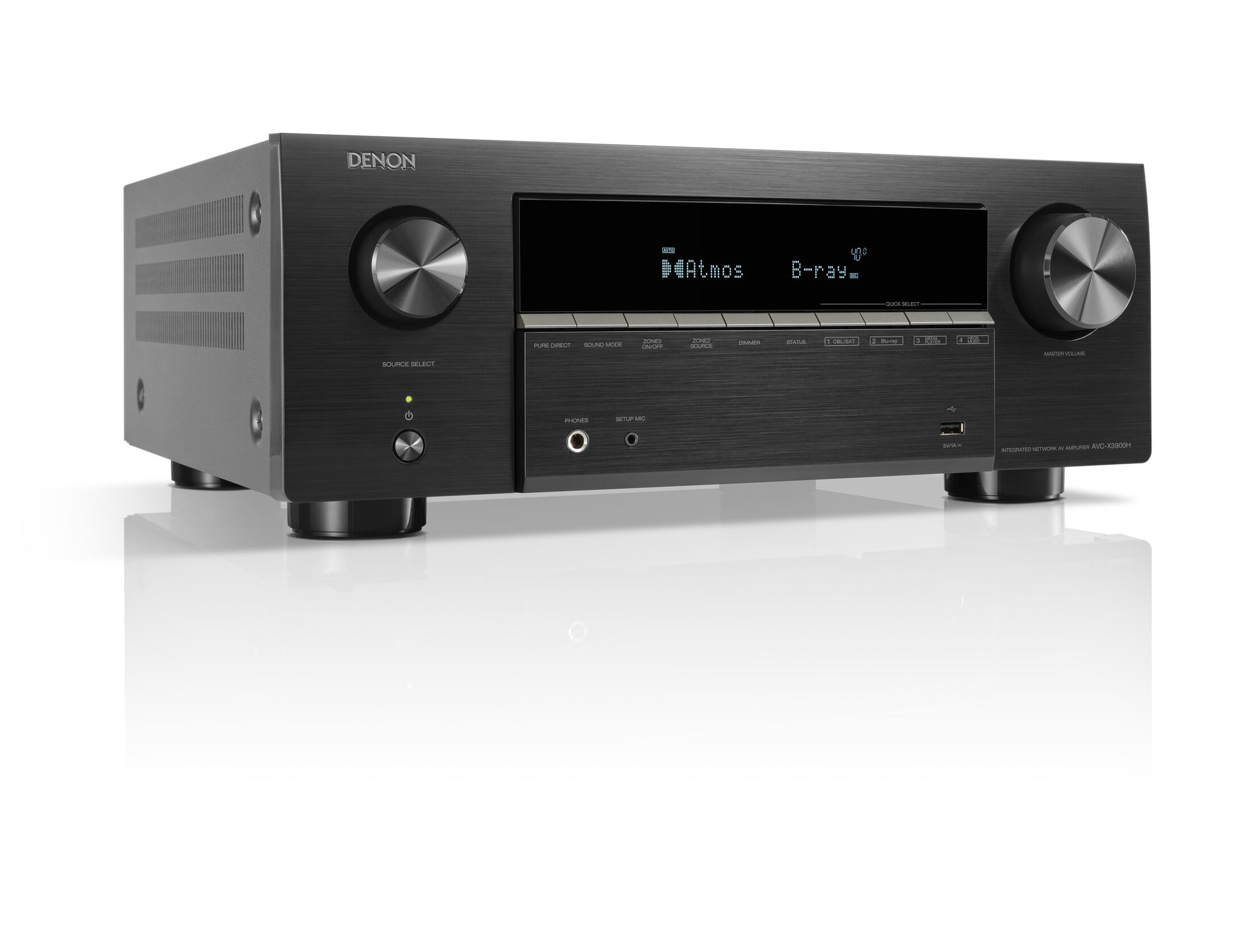 Denon AVC-X3900H angled view from right