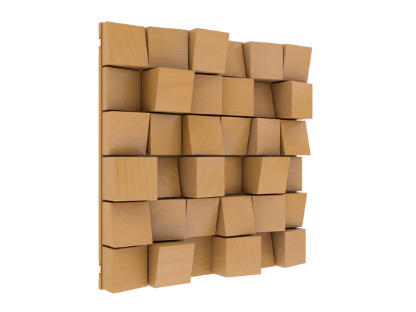 Multifuser Wood MKII Acoustic Diffuser - Professional Two-Dimensional Sound Scattering Panel
