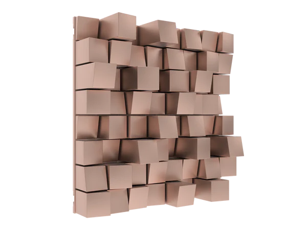 Multifuser Wood MKII Acoustic Diffuser - Professional Two-Dimensional Sound Scattering Panel