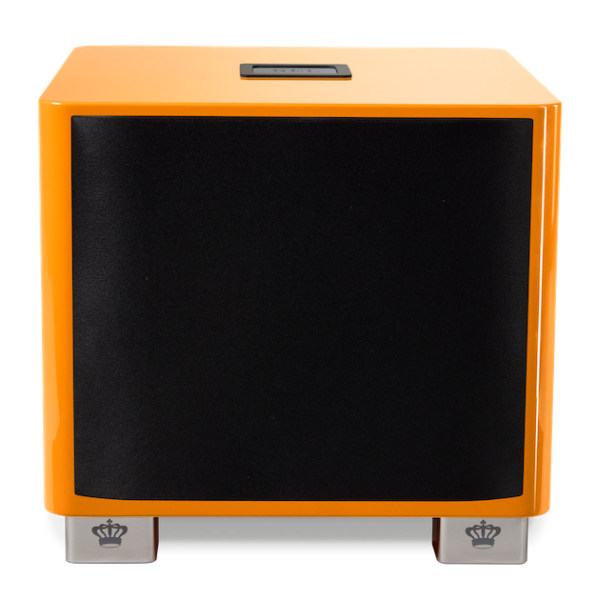 REL T9X Tangerine Dream Subwoofer with front grill on