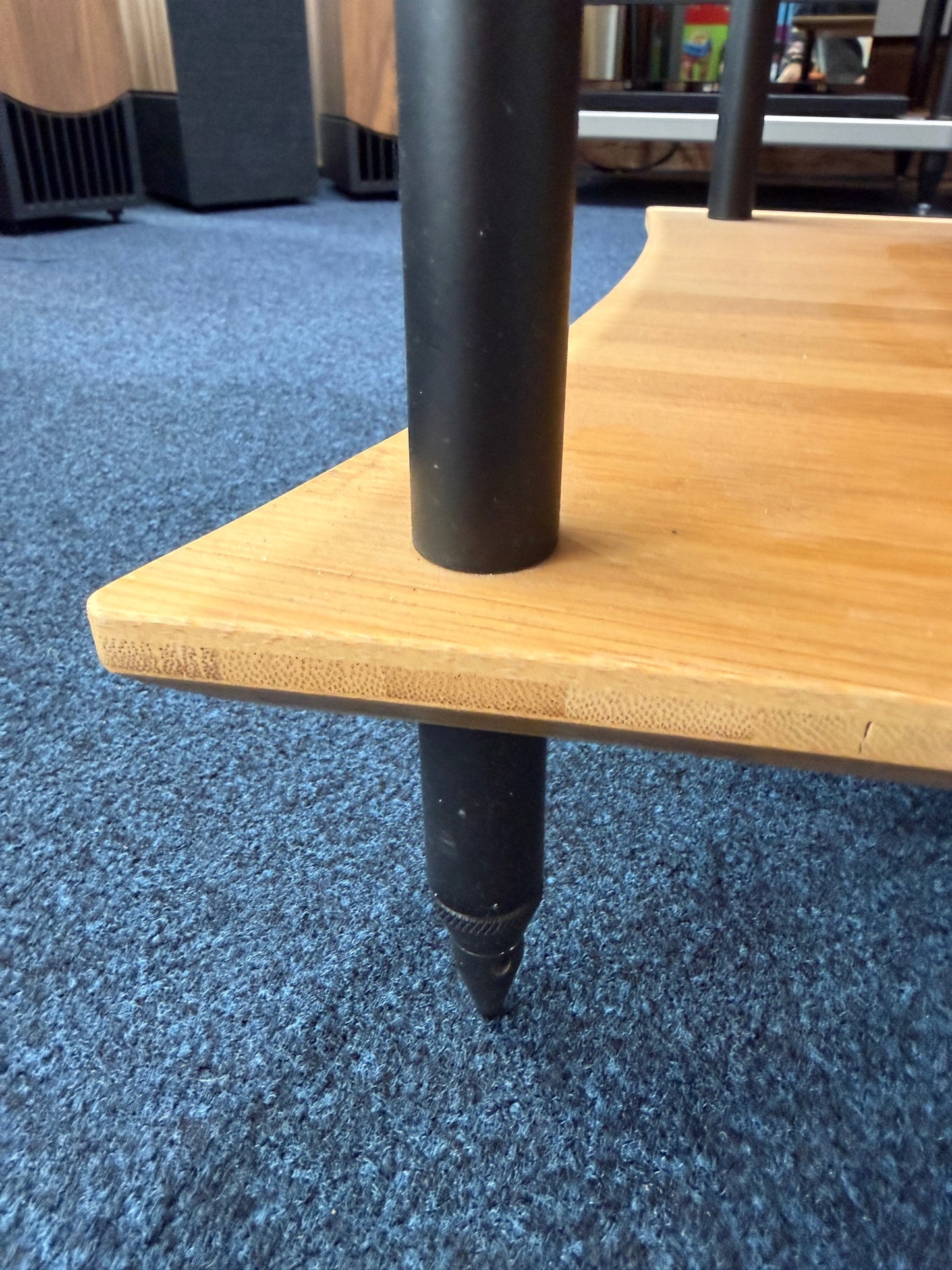 Quadraspire Q4 Evo Bamboo 4 Tier Hi-Fi Stand - Ex-Display Clearance Sale