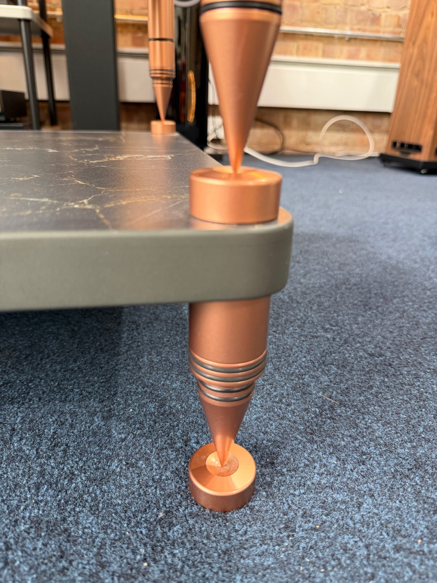 CLEARANCE SALE: Solidsteel HP3 3 Shelf Stand – Atlantic Black | Ex-Demonstration