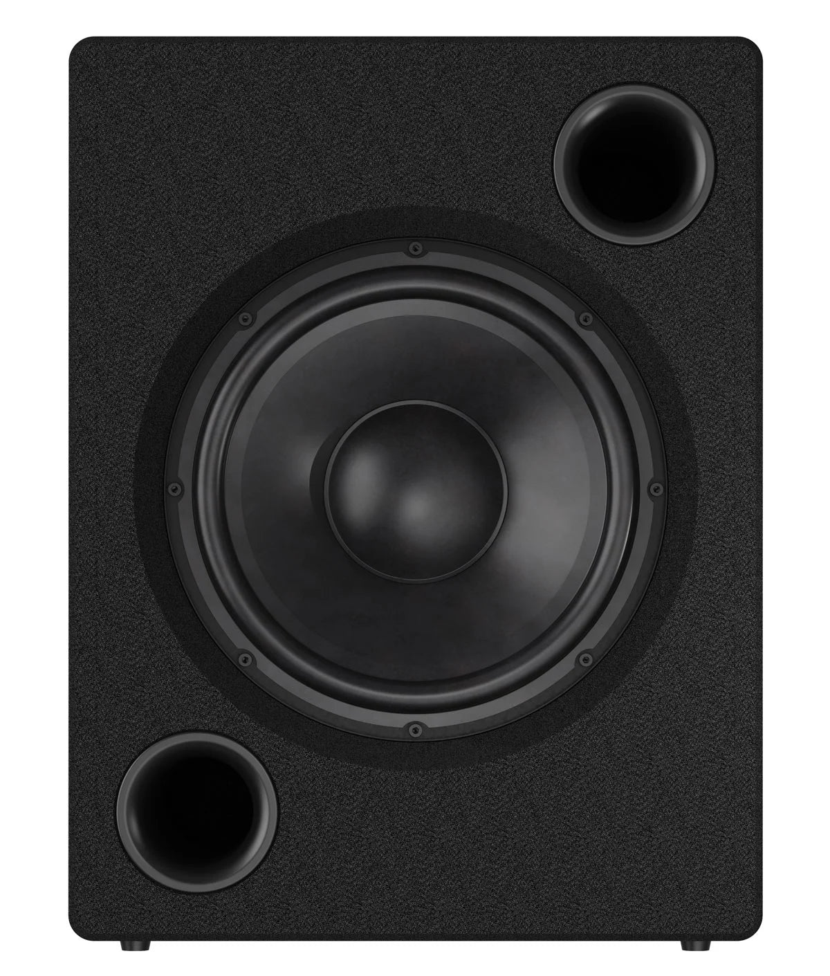 Fyne Audio F7-12TM Sub Theatre Monitor subwoofer in black finish, front view