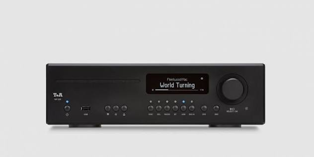 front view of the black T+A MP 200 G3 Multi Source Player