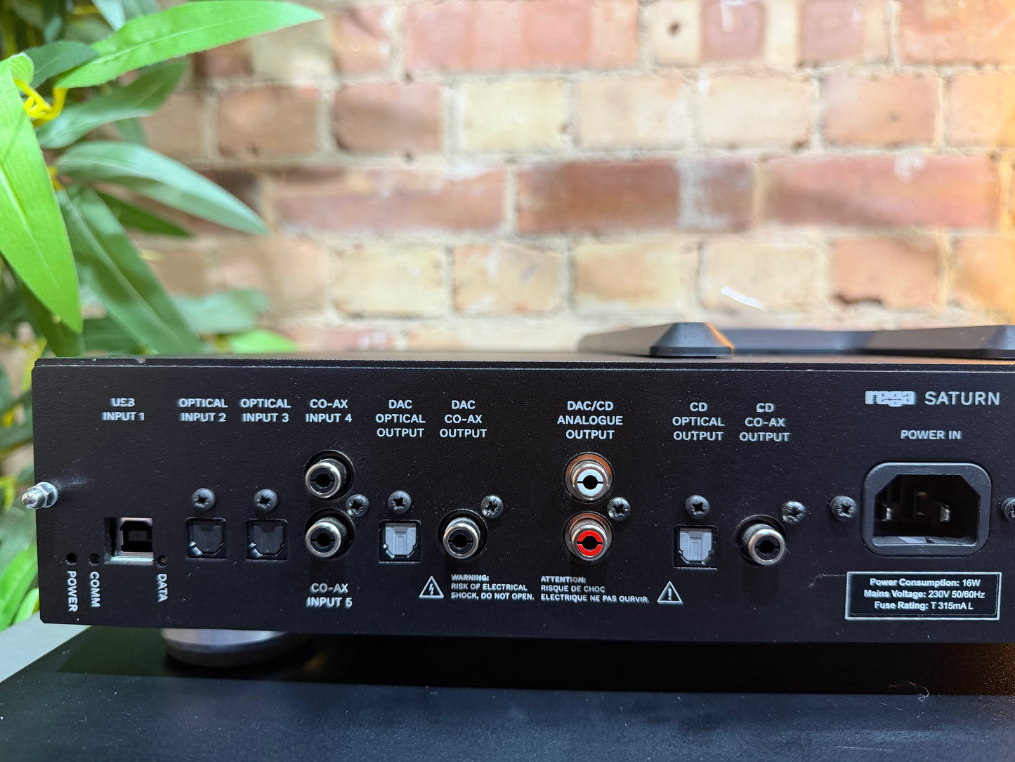 rear unputs and outputs Clearance Sale Rega Saturn MK3 CD Player DAC Ex-Demo