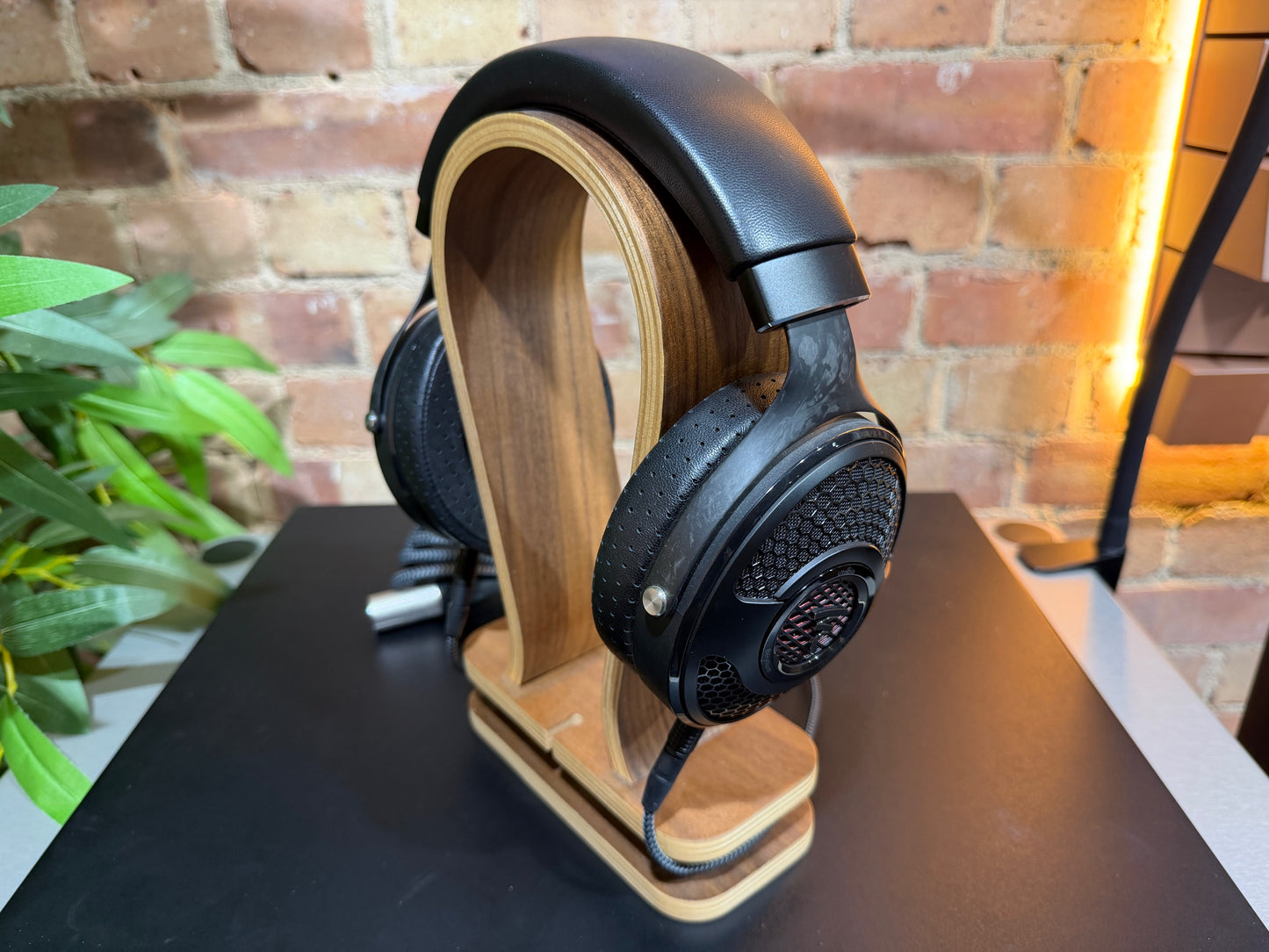 Clearance Sale Focal Utopia Open-Back Headphones Ex-Demo angled image of headphones