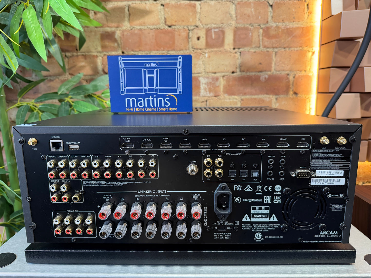 rear Arcam AVR21 Ex-Demonstration
