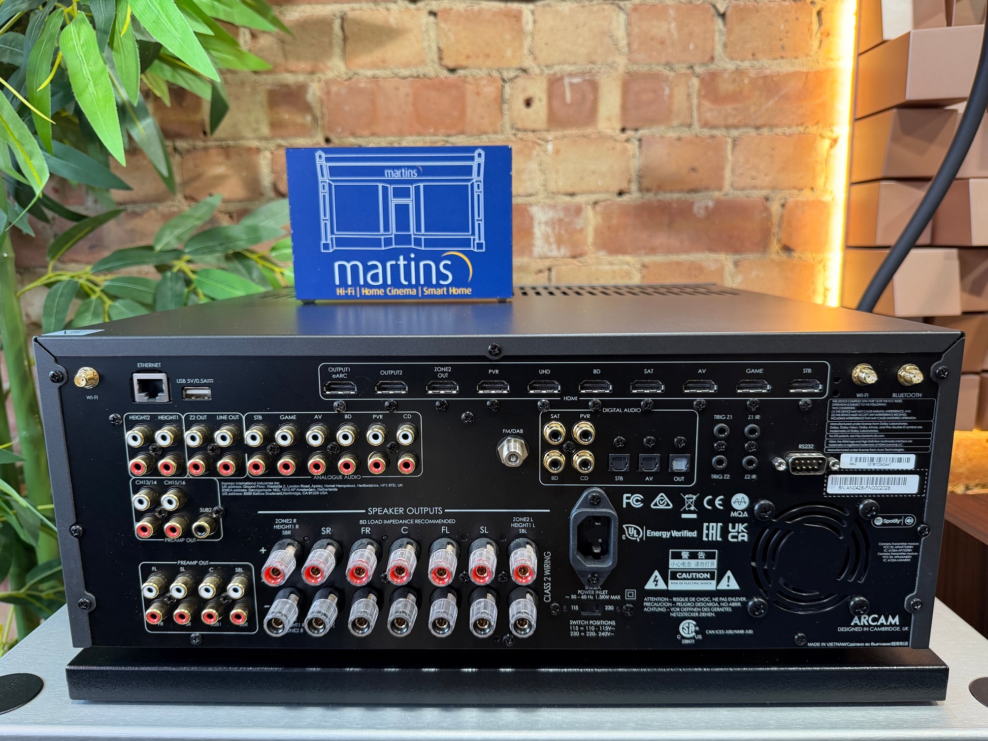 rear Arcam AVR21 Ex-Demonstration
