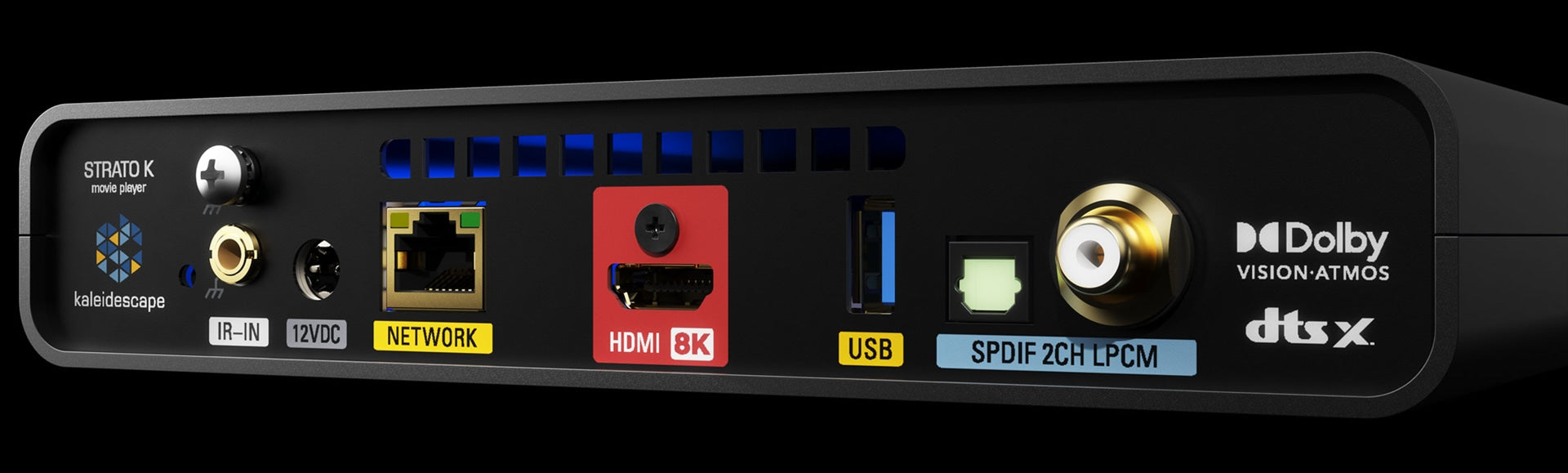 Rear view Kaleidescape Strato K Movie Player
